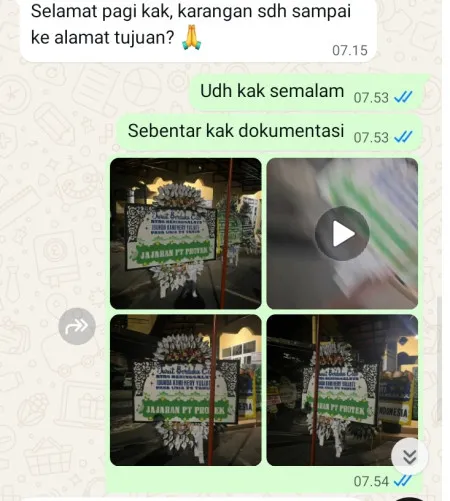 Pengiriman Papan Bunga Selamat Kawasan Industri Jababeka
