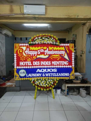 Papan Bunga di Kawasan Industri Jababeka