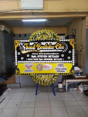 Papan Bunga di Kawasan Industri Jababeka