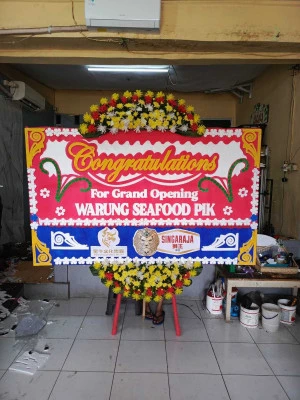 Papan Bunga di Kawasan Industri Jababeka