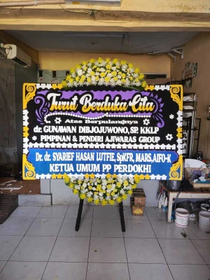Papan Bunga di Kawasan Industri Jababeka